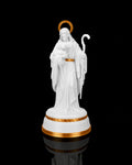 Good Shepherd Statue in Matte White or Marble, with or without light, view 2