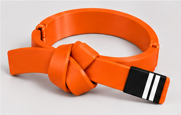 BJJ Belt Decor | Personalized Belt, Choose Color & Stripes