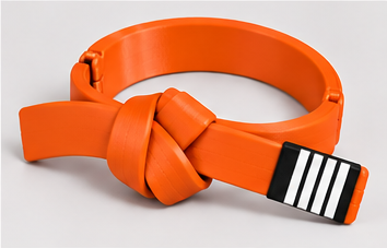 BJJ Belt Decor | Personalized Belt, Choose Color & Stripes