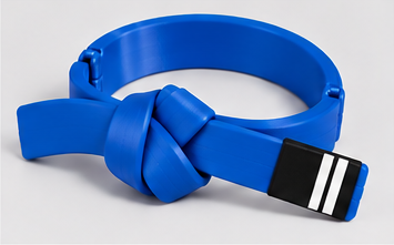 Personalized BJJ belt decor in your choice of belt color and stripes, view 9