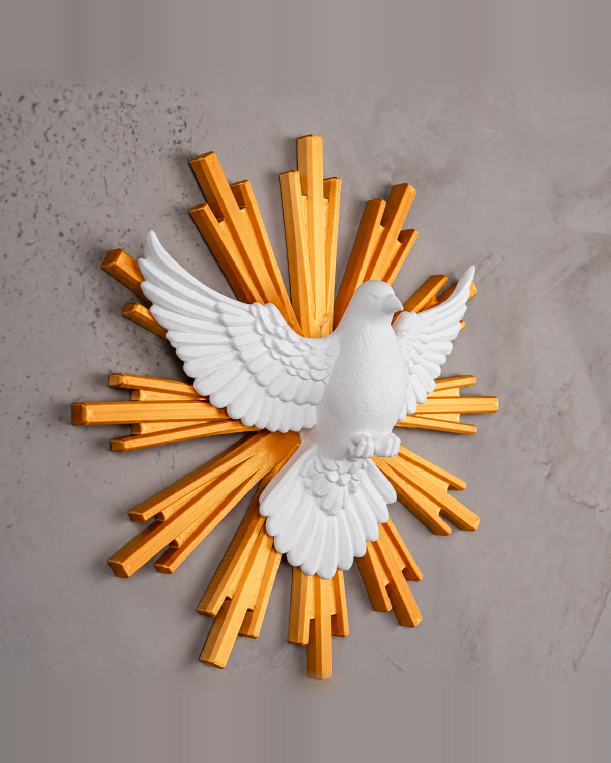 Dove of Peace matte white lifestyle view