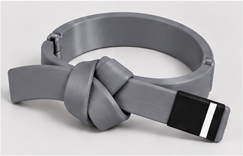 Personalized BJJ belt decor in your choice of belt color and stripes, view 18