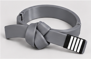 BJJ Belt Decor