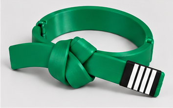 BJJ Belt Decor | Personalized Belt, Choose Color & Stripes