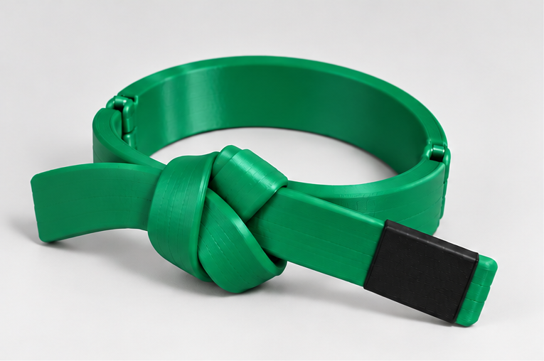 BJJ Belt Decor | Personalized Belt, Choose Color & Stripes