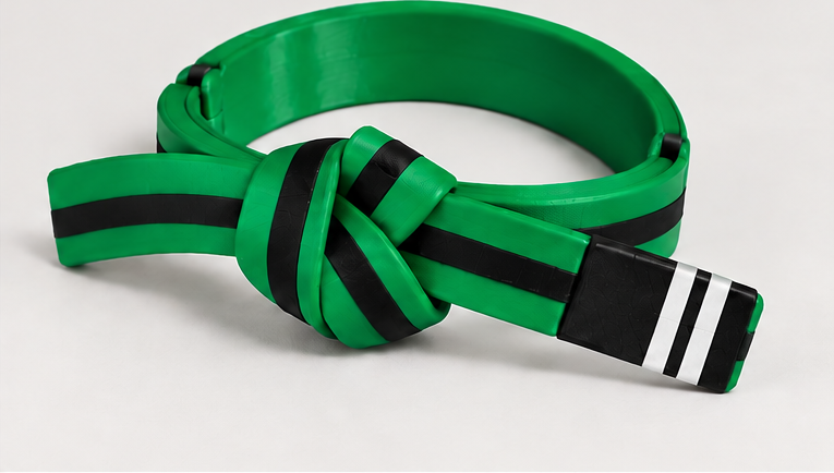 BJJ Belt Decor | Personalized Belt, Choose Color & Stripes