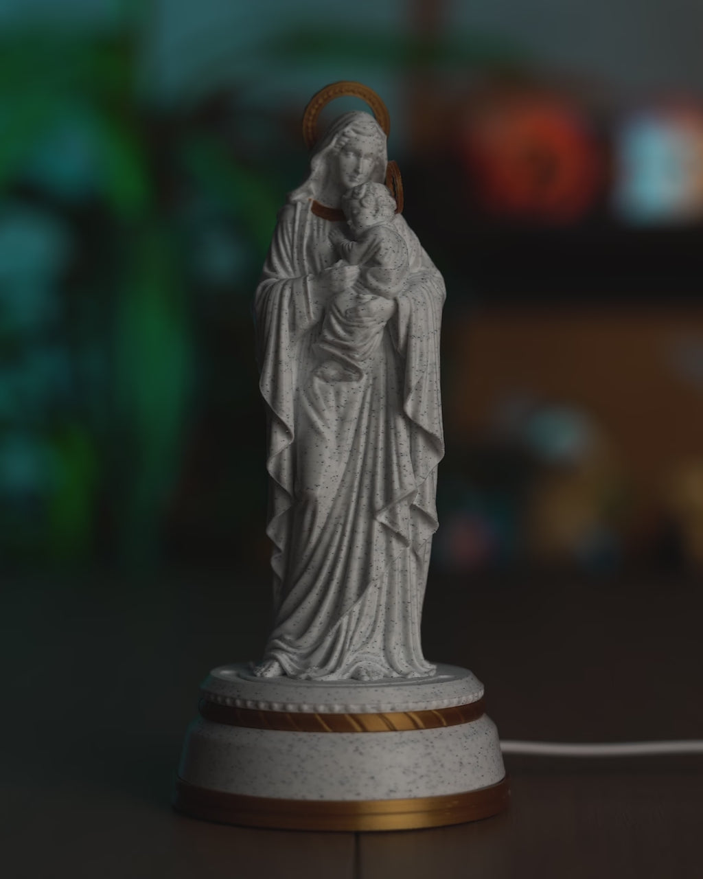 Mary and Jesus Statue