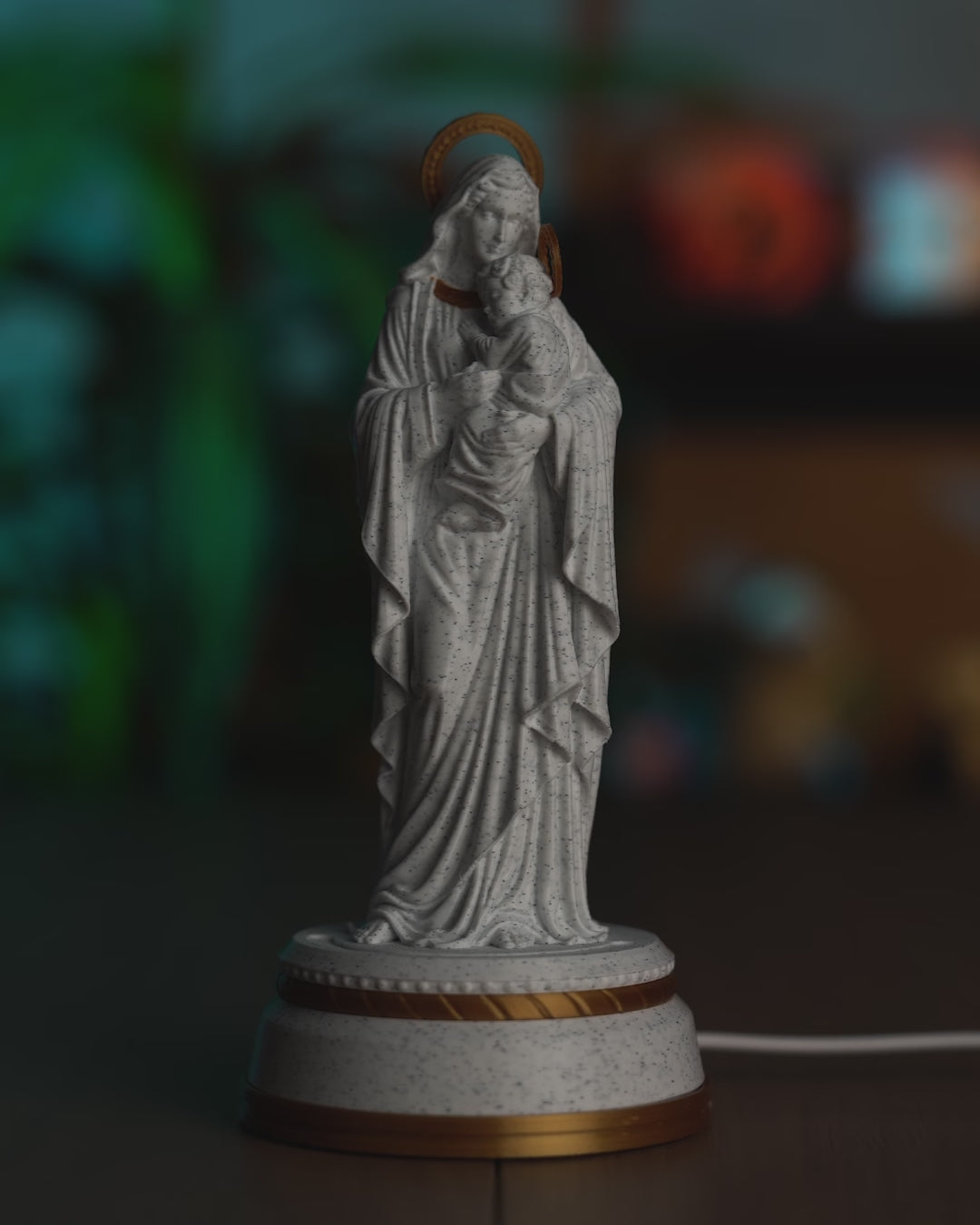 Mary and Jesus Statue