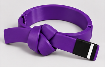 BJJ Belt Decor | Personalized Belt, Choose Color & Stripes