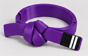 BJJ Belt Decor | Personalized Belt, Choose Color & Stripes