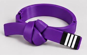 BJJ Belt Decor | Personalized Belt, Choose Color & Stripes