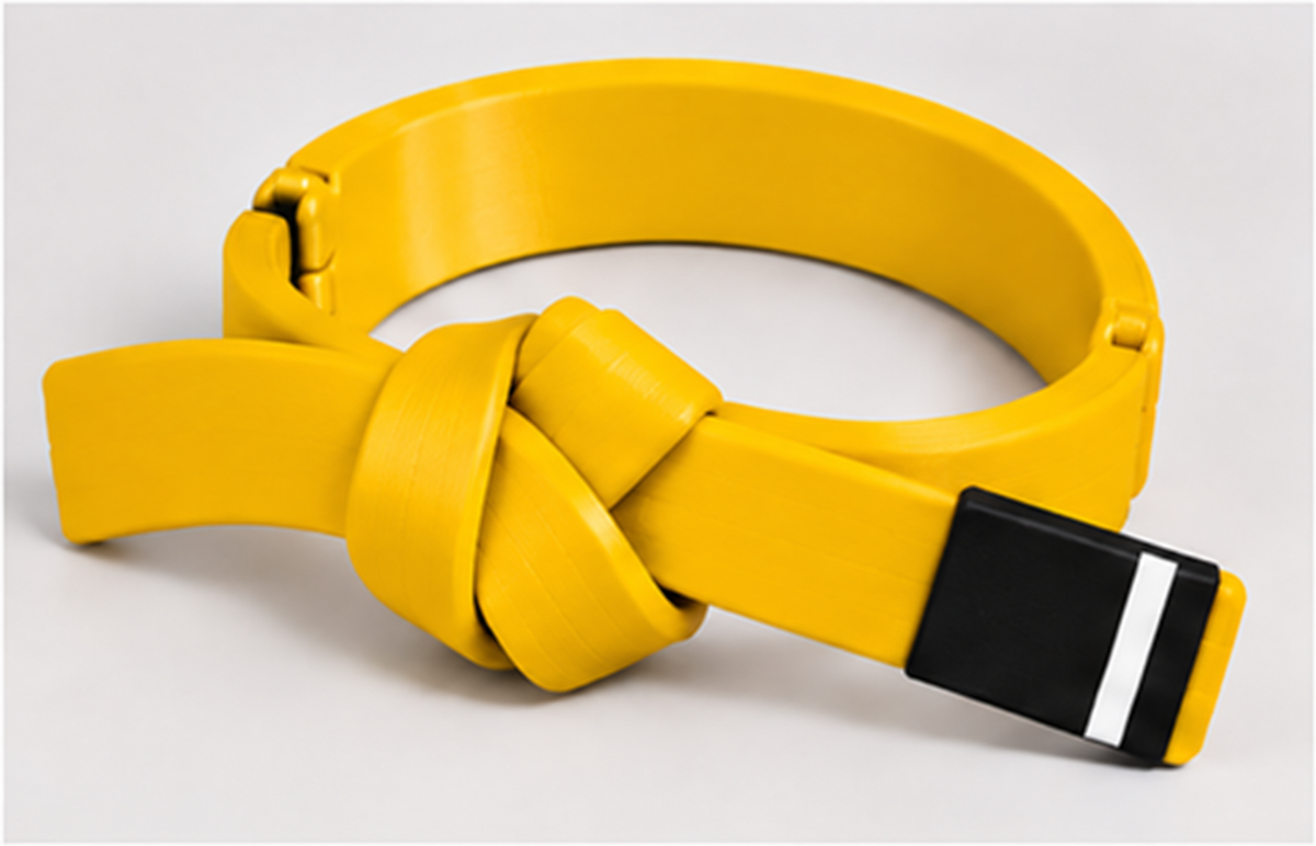 BJJ Belt Decor | Personalized Belt, Choose Color & Stripes