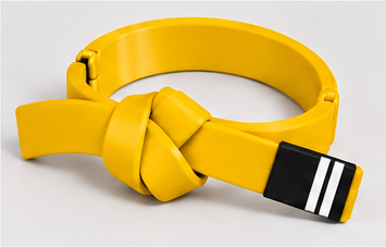 BJJ Belt Decor | Personalized Belt, Choose Color & Stripes
